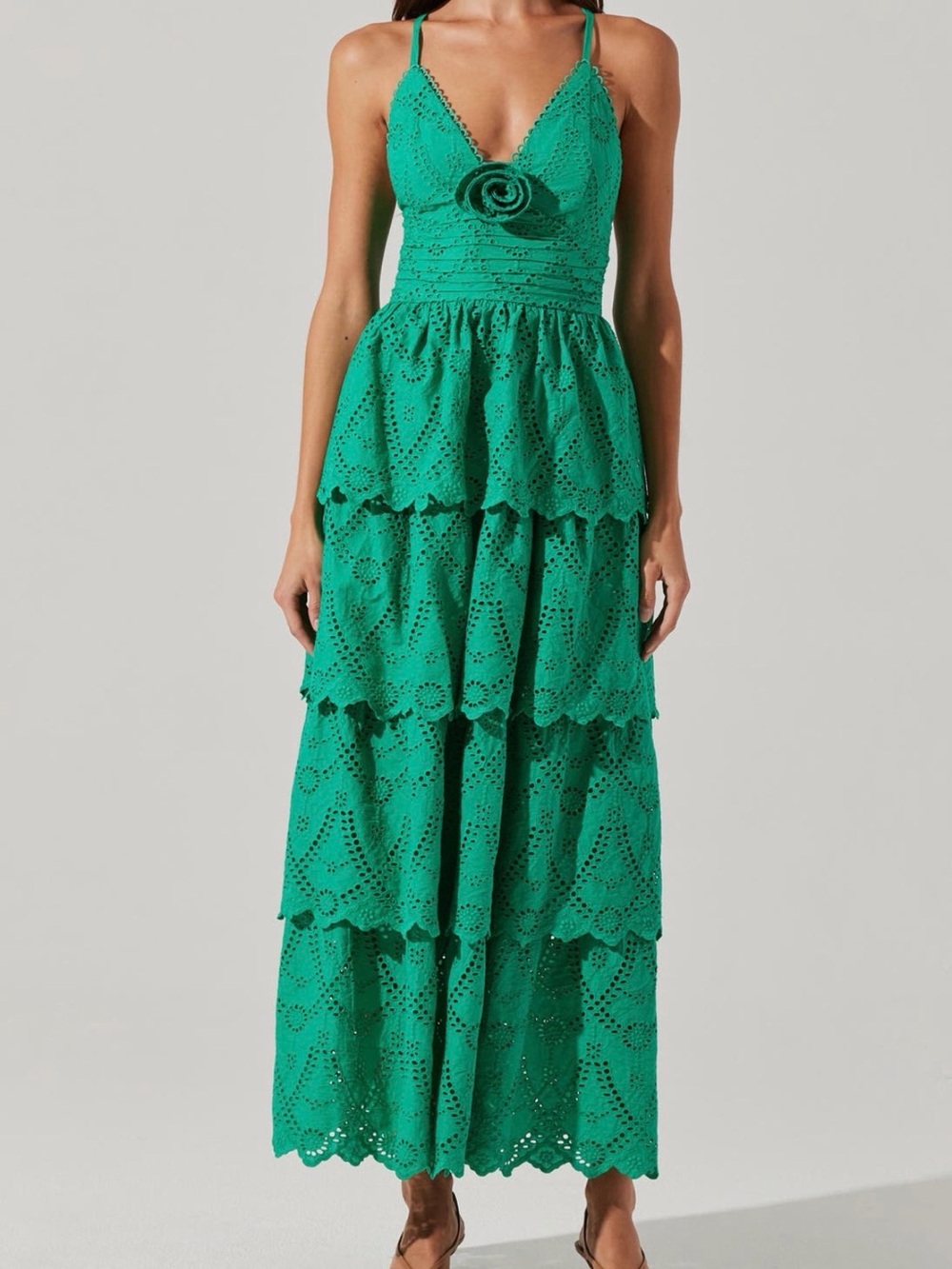 ASTR the Label Tiered Maxi Dress XS